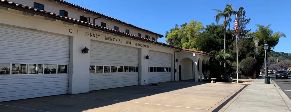 Front of Fire Station 1