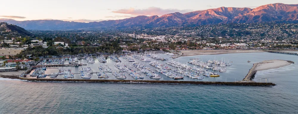 Santa Barbara Harbor Aerial