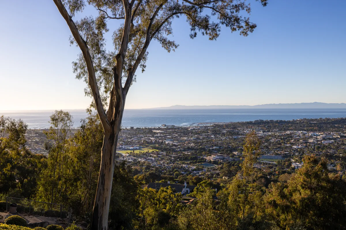 View of Santa Barbara from Franceschi Park